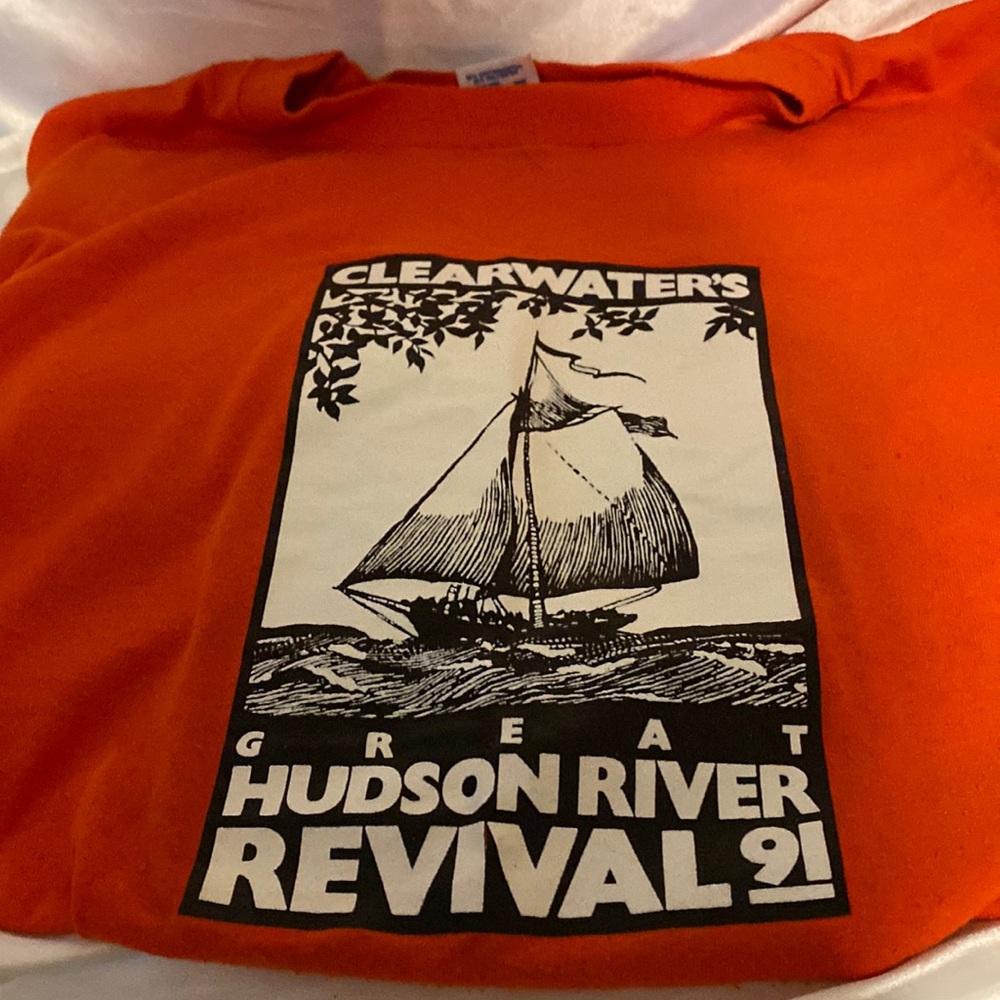 Vintage Clearwater’s Hudson River festival T shirt